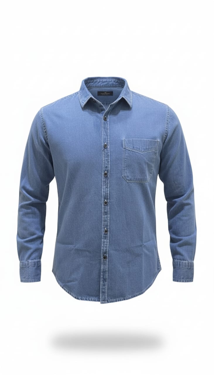 Men’s Slim Fit Denim Shirt DS-MB01