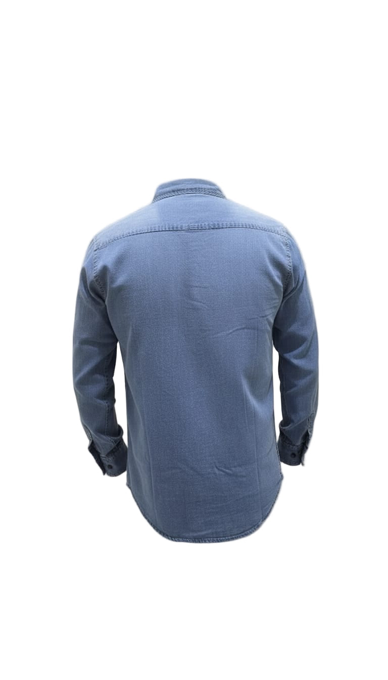 Men’s Slim Fit Denim Shirt DS-LB01