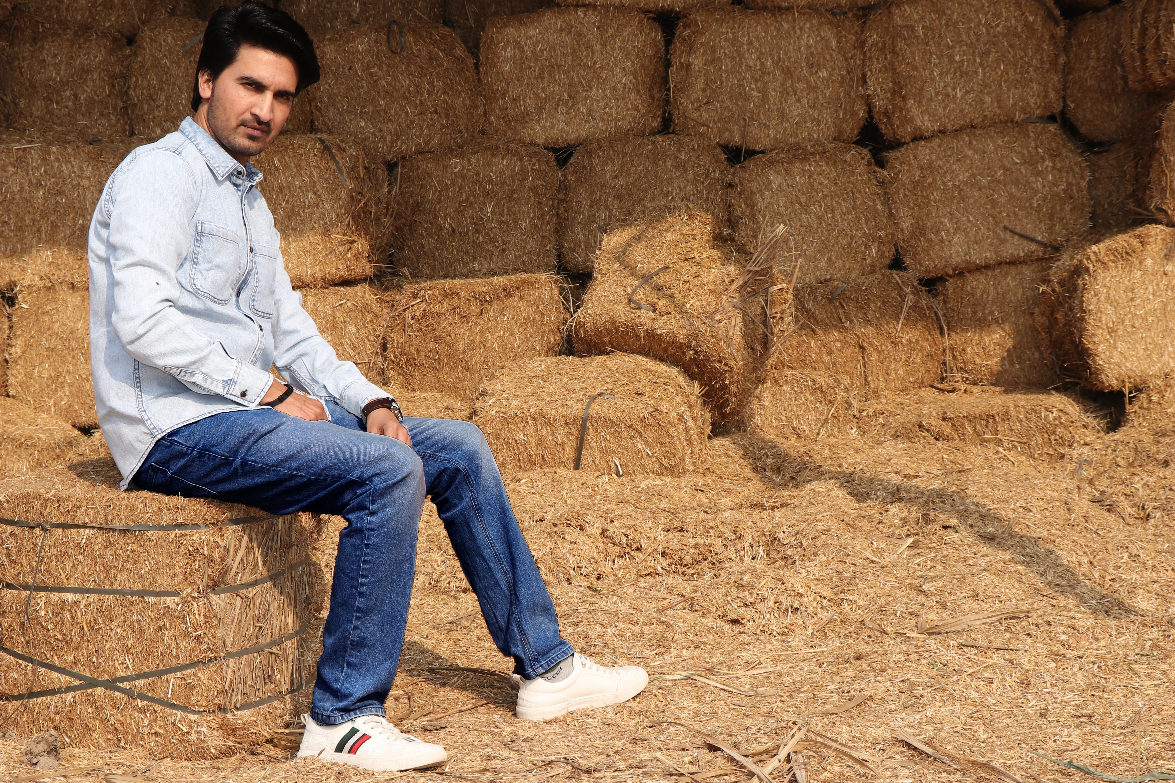 Men’s Slim Fit Denim Shirt DS-WD01