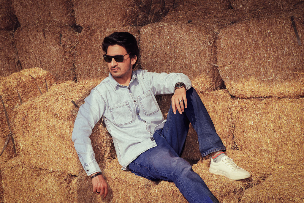 Men’s Slim Fit Denim Shirt DS-WD01