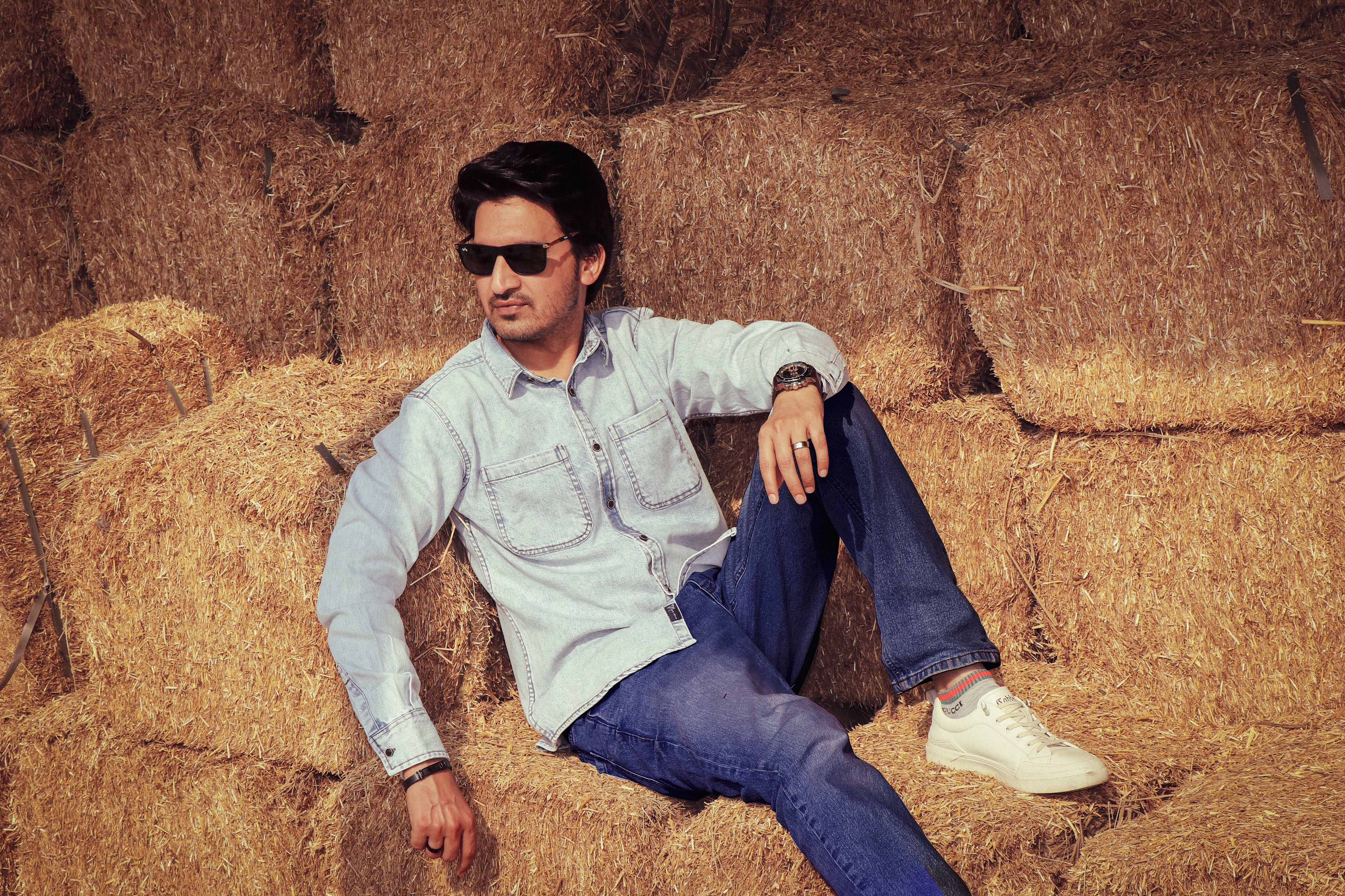 Men’s Slim Fit Denim Shirt DS-WD01